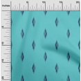 thumbnail image 1 of oneOone Tissu Coton Soie Tissu Imprimé Ikat Abstrait au Mètre 42 Pouces de Large, 1 of 4