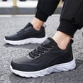 thumbnail image 4 of DXOUPM Chaussures de Course pour Hommes en Cuir à Imprimé Espadrilles Mode Légères Sport Gym Tennis, 4 of 4