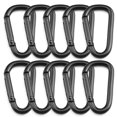 thumbnail image 1 of 10 Pcs Mousquetons en Forme d'Anneau en Alliage d'Aluminium pour Extérieur, 1 of 7