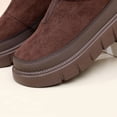 thumbnail image 4 of Wdhugt Fleece Lined Boots For Winter Outdoor Low Heel Flock Material Us Size 8.5 Foot Length 10.04 Inch, 4 of 9