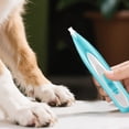 thumbnail image 4 of Dog Trimmer with LED Light Rechargeable Cordless ABS Material Low Noise 6500 High Speed 0.35 in Narrow R Shaped Blade for Small Dogs Cats Eyes Ears Face Rump, 4 of 4
