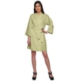 thumbnail image 1 of Moomaya Printed Bathrobe For Girls Kimono Bathrobes For Women Short Nightgown, 1 of 5
