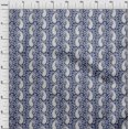 thumbnail image 4 of oneOone Cotton Poplin Medium Blue Fabric Block Sewing Material Print Fabric By The Yard 56 Inch Wide-T7, 4 of 5