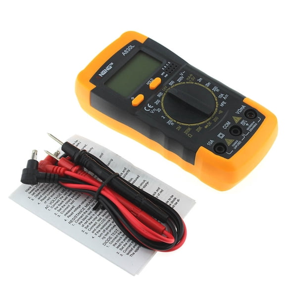 Digital Multimeter Volt Meter Digital Lcd Digital Multimeter Ammeter Voltmeter Ohmmeter Current Tester Black