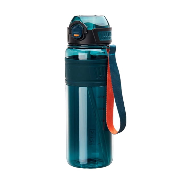 Home and Kitchen Summer Outdoor Large Capacity Sports Kettle With Straw High Temperature Proof Drinking With Straw Form One Click Lid Opening Kitchen Accessories Kitchen Organization Kitchen Decor