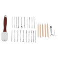 thumbnail image 3 of Leather Craft Tools Set, Manual Clear Texture Elegant Appearance DIY Leather Craft Tools Portable  For Sewing Carving For DIY Leather Crafts, 3 of 8