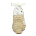 thumbnail image 3 of BLISSFUL STEP Women's Espadrille Wedge Heel Wedge Sandals, 3 of 6