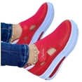 thumbnail image 4 of Espadrilles pour Femmes à Enfiler, Mocassins à Plateforme Confortables pour Femmes, Style Romain, Grande Pointure, Chaussures de Printemps pour Femmes, Noir, 4 of 4