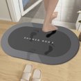 thumbnail image 4 of RXIRUCGD Diatomaceous Bath Rug Super Absorbent Quick Dry Rubber Backing Non Slip Washable Bathroom Floor Mats Shower Rug For In Front Of Bathtub Shower Room 16x24IN, 4 of 9