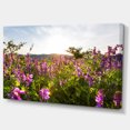 thumbnail image 2 of Amazing Summer Pasture with Flowers - Floral Canvas Art Print, 2 of 3