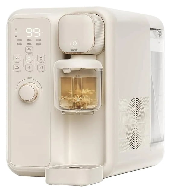 Instant Hot & Cold Water Dispenser, Automatic Tea & Coffee Brewer, Adjustable Temperature
