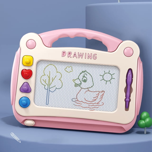 Children's Multifunctional Drawing Board, Sketching Doodling Toy, 4 Stamps + 1 Pencil, Intelligence Learning, Educational Toy, Fine Motor Skills Development, Birthday Christmas Halloween Gift