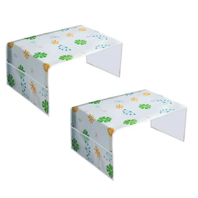 Oleegame 2PC Produce Storage Microwave Protection Cover, Oven Cover, Microwave Oven Oil And Moisture-proof Cover