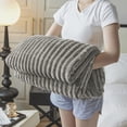 thumbnail image 2 of TACILIP 39.4x27.6in Soft and Thick Double Layer Raschel Blanket A Must Have Warming Artifact In Winter Suitable for Beds Sofas and Other Scenes Providing The Ultimatecomfort, Gifts for Men, 2 of 6