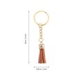 thumbnail image 2 of 50pcs Unique Tassel Keychain DIY Tassel Pendants Leather Tassel Keyholders, 2 of 7