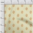 thumbnail image 1 of oneOone Polyester Lycra Fabric Leaves & Floral Block Print Fabric By The Yard 56 Inch Wide, 1 of 5