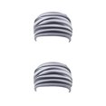 thumbnail image 4 of ziyahi 1PC Foldable Yoga Headband Nonslip Elastic Stretch Hairband Turban Running Light Gray 2Set, 4 of 6