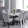 thumbnail image 2 of Stretch Chair Covers for Dining Room Set of 6, Removable Washable Dining Room Chair Covers, Dining Chair Slipcovers Seat Protector, Great for Home and Banquet Decoration (Sliver, 6 Pack), 2 of 7