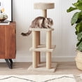 thumbnail image 4 of Cat Tree - Indoor Cat & Kittens Multi-Level Climbing Activity Tower with Scratching Posts Medium (.;H) -, 4 of 8