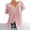 Pink, variant on Summer Savings Clearance! Women Plus Size Short Sleeve V-Neck Printed Blouse, Casual Pullover Top, Loose Fit Shirt, Summer T-shirt for Comfortable Everyday Wear Clearance Sales Today Deals Prime