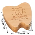 thumbnail image 3 of TIELUTT Baby Teeth Memorial Baby Teeth Storage Handmade Teeth Storage Baby Growth Souvenir Drawers for under Bed Containers for Clothes with Drawers Storage Bags Zipper 18 Storage Large Storage for C, 3 of 4