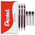 thumbnail image 1 of Pentel Automatic Mechanical Pencils with Refills, 0.3mm, HB Lead, 6 Count, 1 of 4