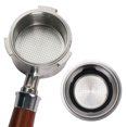 thumbnail image 1 of Panier Porte-Filtre EC860, Panier Filtre en Acier Inoxydable 51MM avec Rondelle en Silicone, Améliore la Saveur du Café, Design Non Pressurisé Facile à Utiliser, Filtre Réutilisable Robuste, 1 of 7