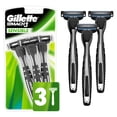 thumbnail image 2 of Gillette Mach3 Sensitive Men’s Disposable Razors, 2 of 16