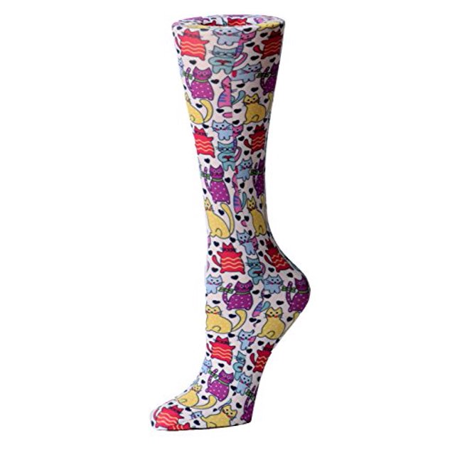 Cutieful Therapeutic Sheer 8-15 mmHg Compression Hosiery - Felines