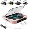 thumbnail image 1 of Lecteur Cd Portable Yuguz, Lecteur Cd Portable Yuguz Compatible Bluetooth, Lecteurs Cd Yuguz USA avec Haut-Parleurs et Écouteurs, Prend en Charge les Modes USB/Bt et Répétition, 1 of 8