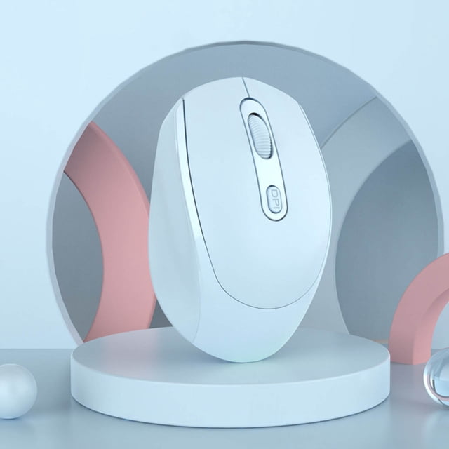 Wireless Gaming Mouse 2.4Ghz Wireless Bluetooth 5.1 Gaming Mouse Wireless Optical Gaming Mouse 1600Dpi Silent Mouse (Battery Version) Bluetooth Gaming Mouse