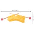 thumbnail image 2 of 2pcs Miniature Tricot Pull Modèle Créatif Bureau Ornement Photo Prop, 2 of 9