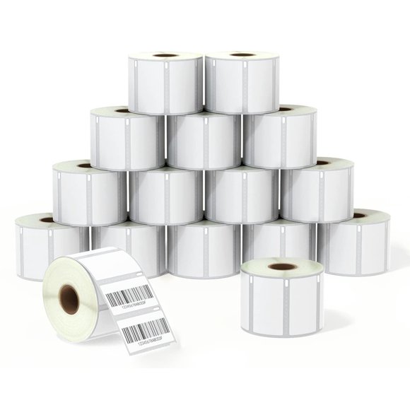 BETCKEY - Compatible DYMO 30334 (2-1/4" x 1-1/4") Multipurpose Barcode Labels, Perforated, Compatible with DYMO Labelwriter 450, 4XL, NOT Fit 550 & 5