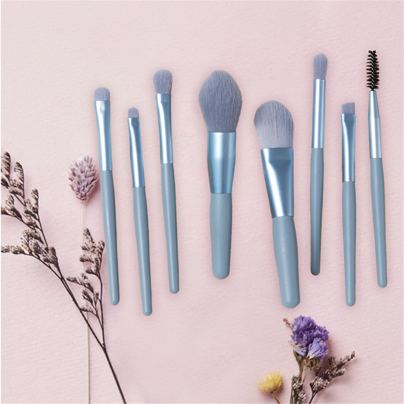 EGNMCR Makeup Brushes Mini Makeup Brushes Set Cosmetics Brush Kit Makeup Tools 8pc makeup brushes