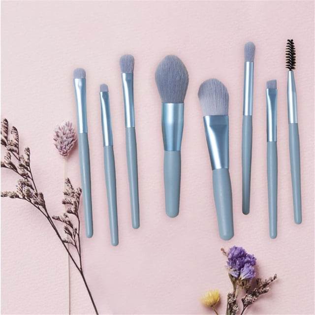 TopLLC Makeup Brushes Mini Makeup Brushes Set Cosmetics Brush Kit Makeup Tools 8pc makeup brushes