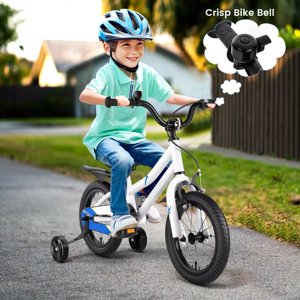 Harmijoy 14" Vélo pour enfants avec roues d'entraînement amovibles & Panier pour 3-5 ans