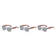 thumbnail image 1 of Maytalsory Wooden Men Lightweight Frame Unisex Polarized Lens Protection Handmade Driving Eyewear silver 3Set, 1 of 6