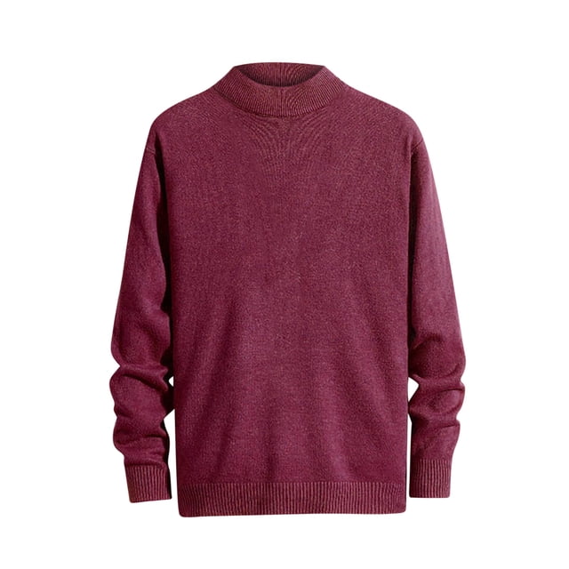 Pisexur Chandails à Capuche pour Hommes d'Automne à Col Rond, Coupe Ajustée, Chandails Légers, Chandail Tricoté pour Chandail Décontracté