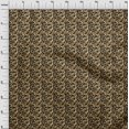 thumbnail image 4 of oneOone Cotton Cambric Brown Fabric Abstract Sewing Craft Projects Fabric Prints By Yard 42 Inch Wide, 4 of 5