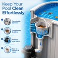 thumbnail image 3 of FibroPool Swimming Pool Skimmer Basket with Handle (2 Pack) Replacement Strainer for Leaves and Debris - Compatible with Above Ground Pools, 3 of 7