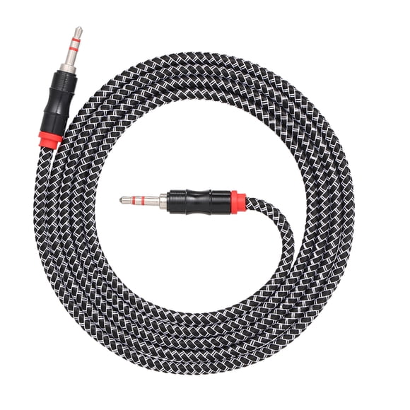 Amdohai 2 Meters Audio Extension Cable 3.5mm Jack Male to Male AUX Cable 3.5 mm Audio Extender Cord Braided Wire for Computer Mobile Phones Amplifier
