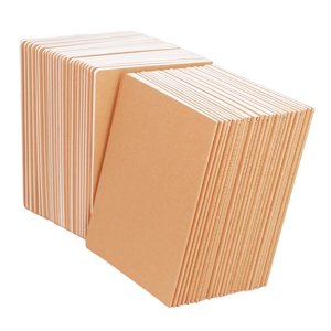 FAWTEEM paquet de 48 A5 Lignes Carnet de notes Bulk Kraft Cover College Règled, papier doublé Journaux de voyage Composition Journal officiel Sujet Carnets Planificateur, 60 Pages, 8.3x 5.5