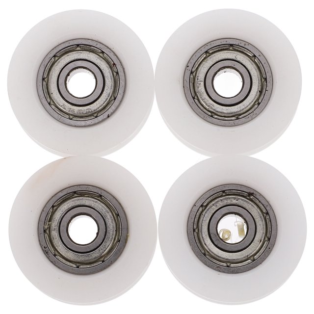 Shisuyan Door And Window Pulley U Groove Pulley 4Pcs 1.0In