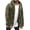 armygreen1, variant on Sherpa Jacket for Men 2023 Fall Winter Warm Fluffy Fuzzy Fleece Button Down Cardigan Casual Loose Plush Hoodies Coat Outwear