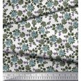 thumbnail image 2 of Soimoi Rayon Fabric Leaves & Floral Block Fabric Prints by Yard 56 Inch Wide, 2 of 3