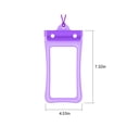 thumbnail image 2 of EGNMCR Pool Accessories, Sports & Outdoors Cell Phone Bag Swimming Hot Spring Sealed Phone Protection Hanging Cover Diving Cover Can Touchs Screen Phone Cover waterproof pouch, 2 of 5