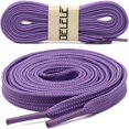 thumbnail image 2 of Solid Flat Shoelaces Hollow Thick Athletic Shoe Laces Strings 2 Pair, 2 of 7