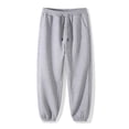 thumbnail image 1 of Plebaso Mens Sweatpants Drawstring Elastic Bottom Jogger Pants Mens Workout Sweat Pants with Pockets, 1 of 4