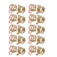 thumbnail image 1 of Unique Bargains 20 Pcs Collier de Ressorts 14mm pour Tuyau de Carburant, Ton Bronze, 1 of 3