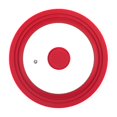thumbnail image 2 of simhoa Glass Top Cover Tempered Silicone Replacement Pan Lid for Skillets Pots Pans Red 21cm, 2 of 8
